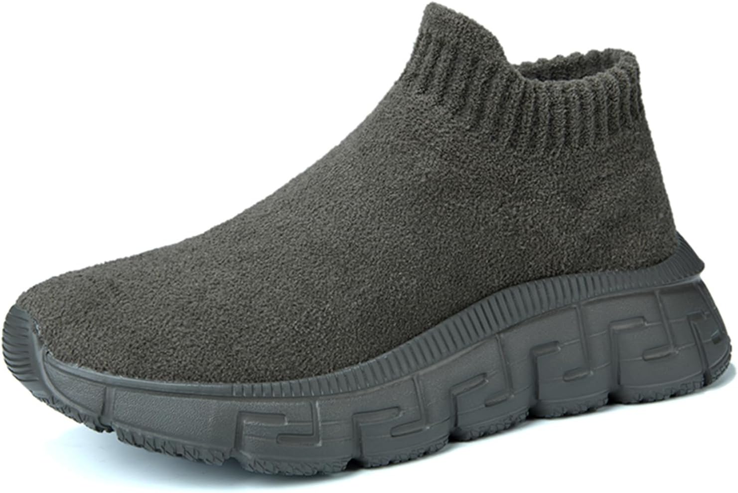 

Мужские высокие прогулочные кроссовки, вязаные дышащие кеды, модные легкие кроссовки для бега и тренажерного зала Medasain, темно-зеленый