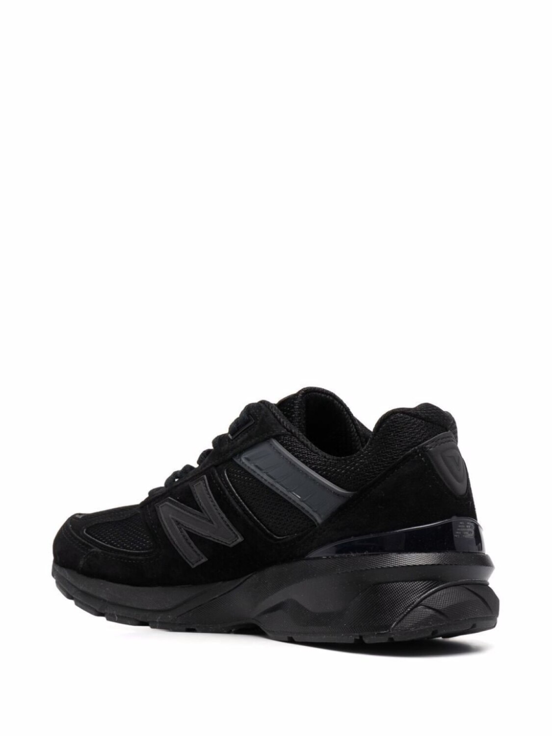 

New Balance кроссовки с нашивкой-логотипом, черный