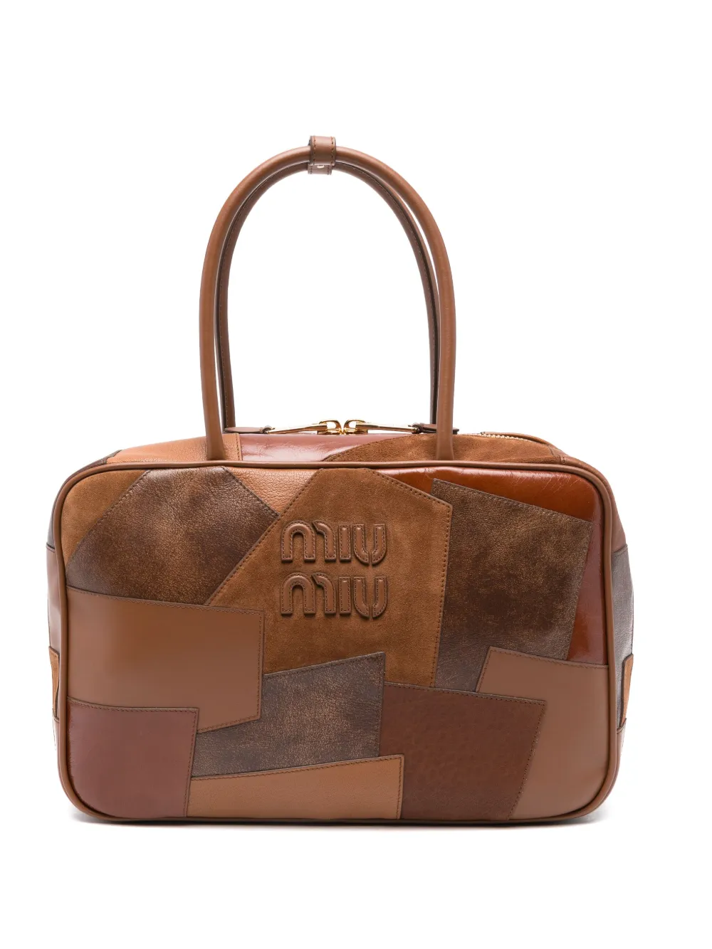 

Сумка-тоут Beau MIU MIU, коричневый