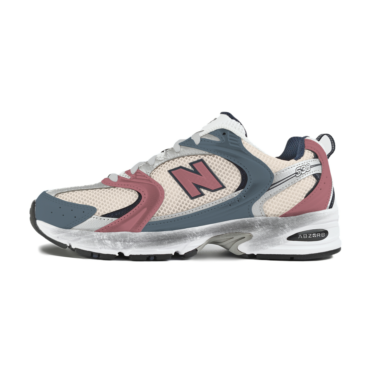 

New Balance Кроссовки для бега NB 530 Low Top унисекс красный бежевый