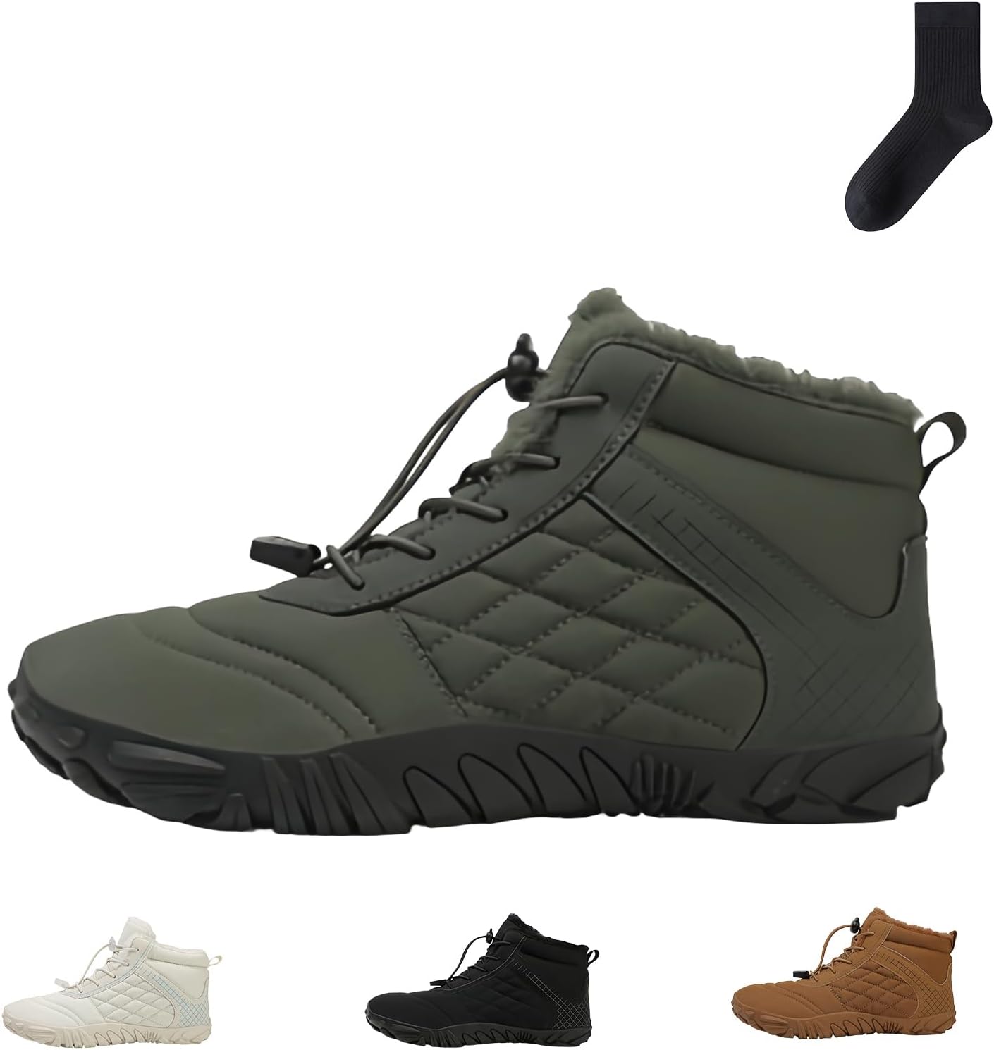 

Зимние походные босоножки, зимняя походная обувь, зимние походные ботинки, снегоступы с нулевым падением для женщин Miokuko, B-3 Men 14/16women