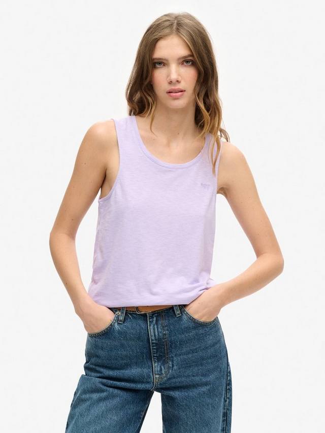 

Майка с круглым вырезом Superdry, цвет Lavender Purple