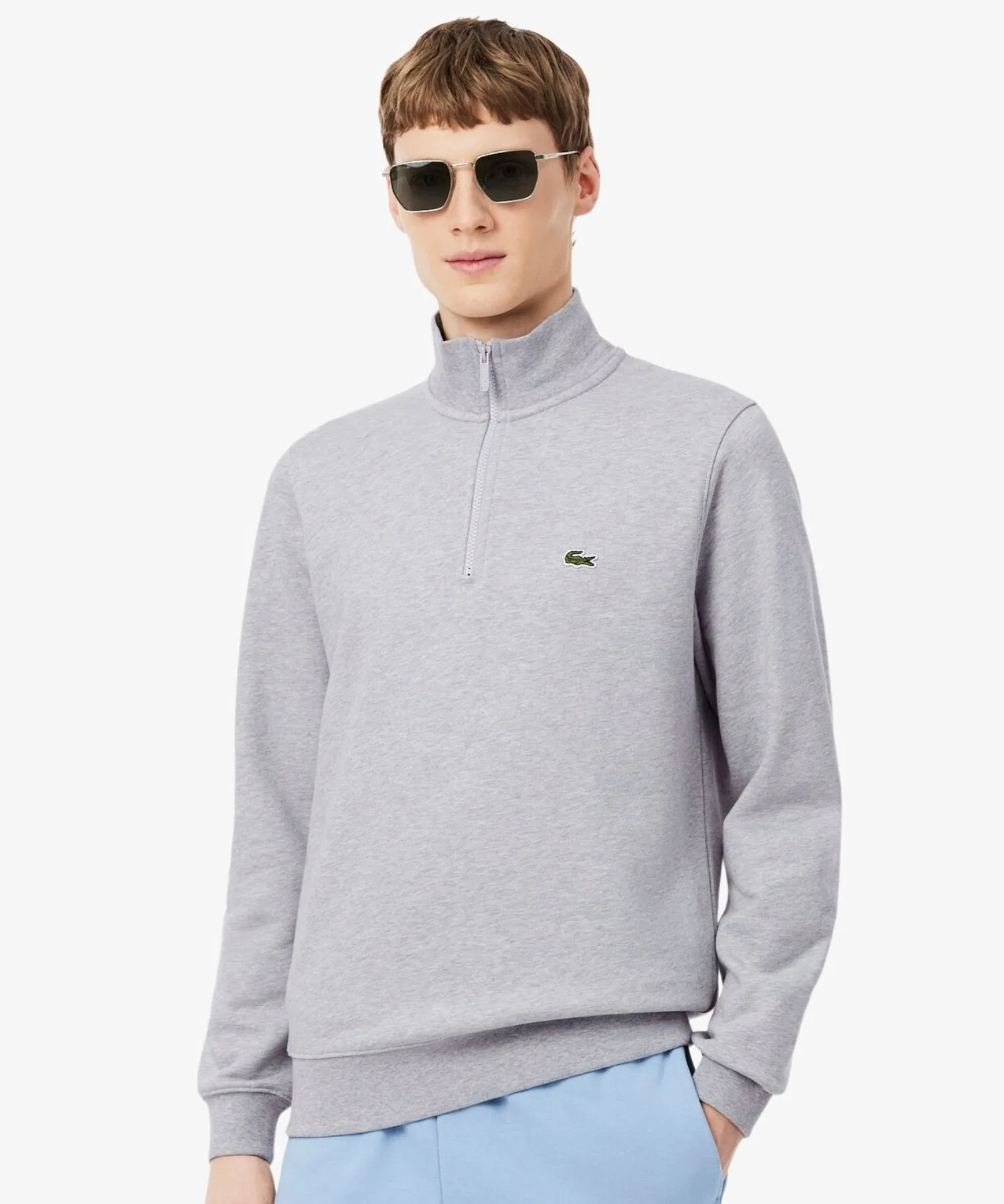 Толстовка Uniqlo с молнией, однотонная, черная
