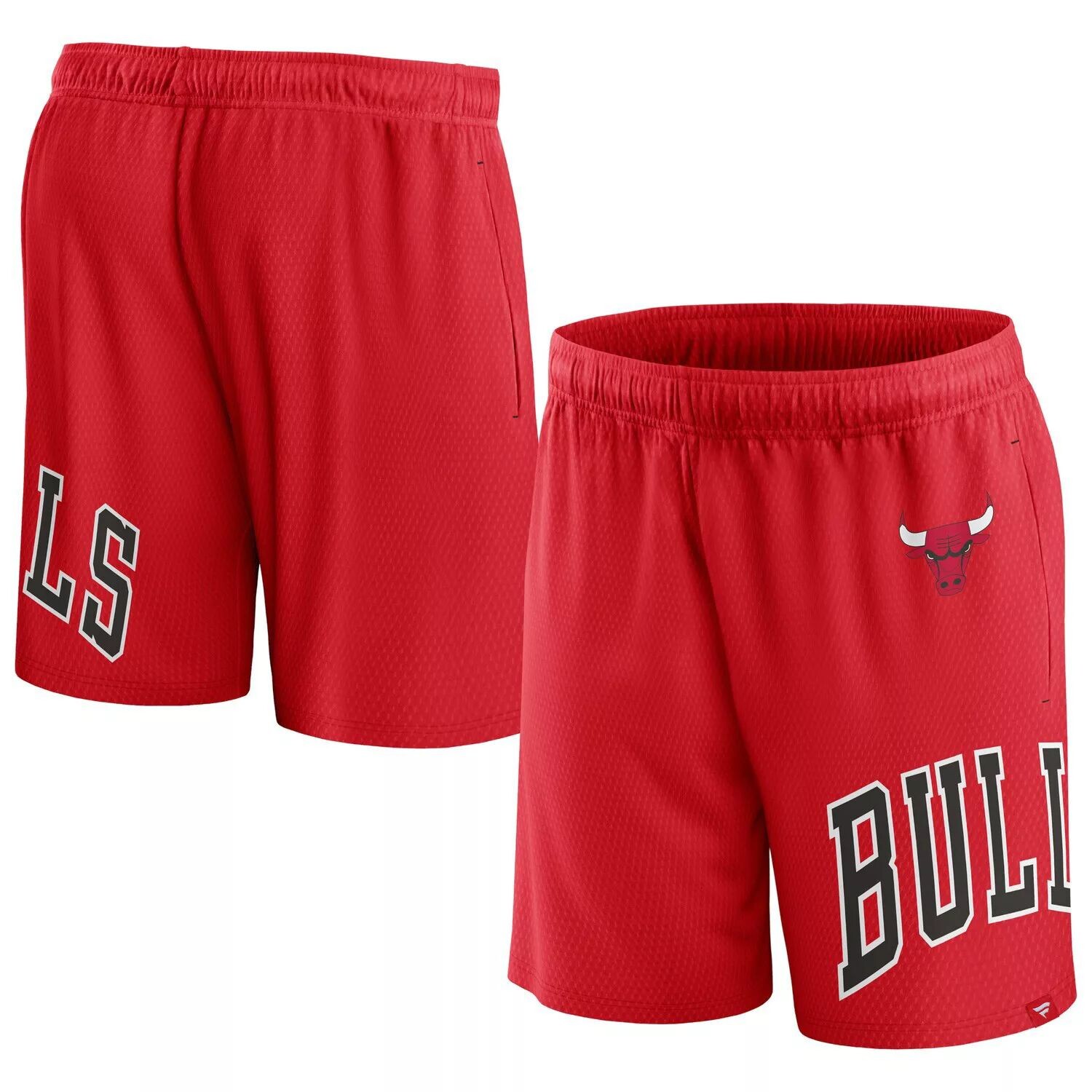 

Мужские фирменные красные сетчатые шорты Chicago Bulls Free Throw Fanatics