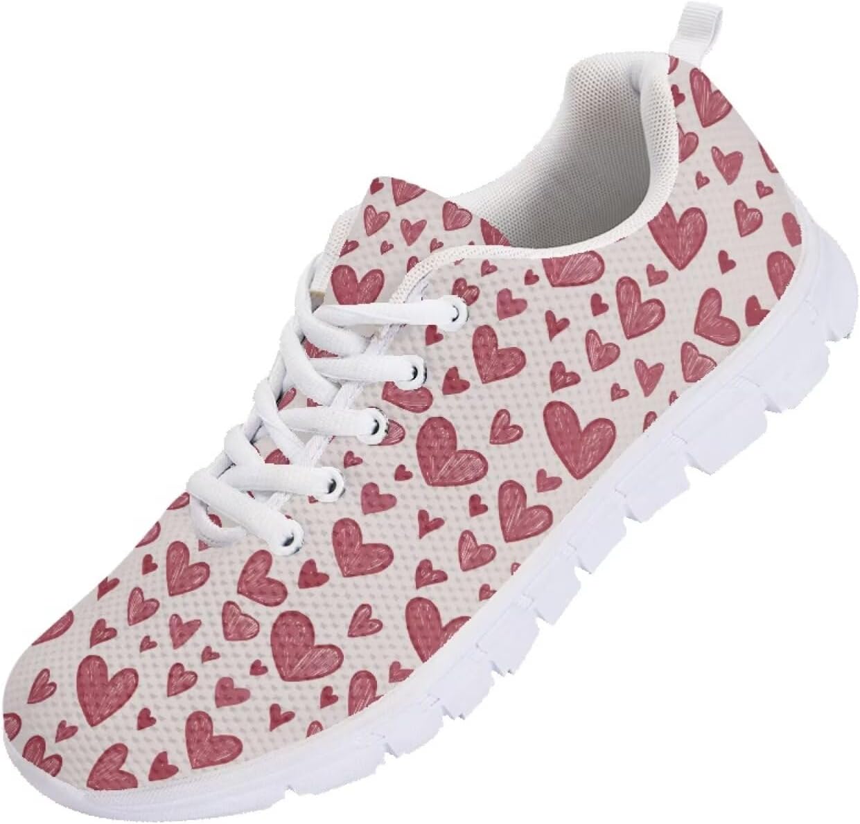 

Мужские кроссовки Funnydude Funny Print, легкие и дышащие, для бега, осенние повседневные туфли для путешествий, Love