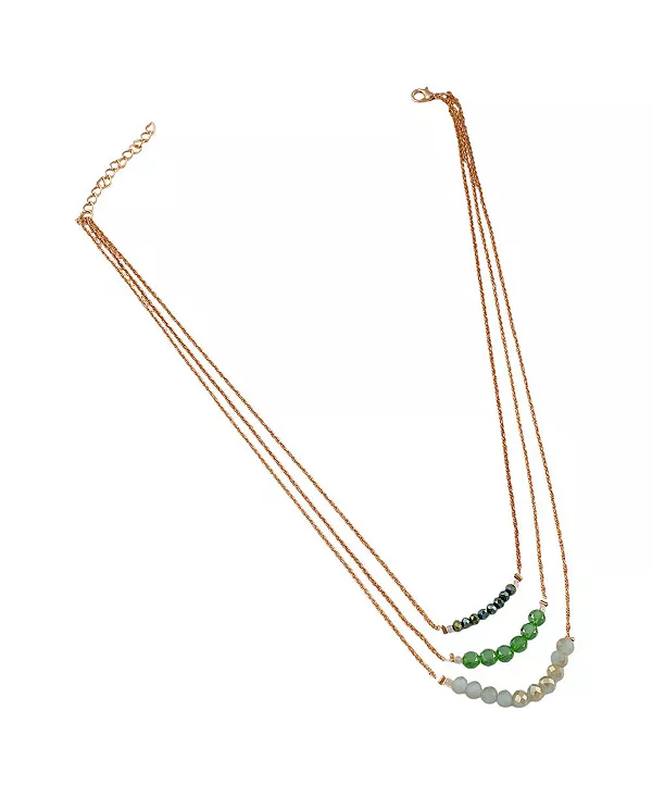 

Женское многослойное ожерелье «Ривьера» Sohi, green