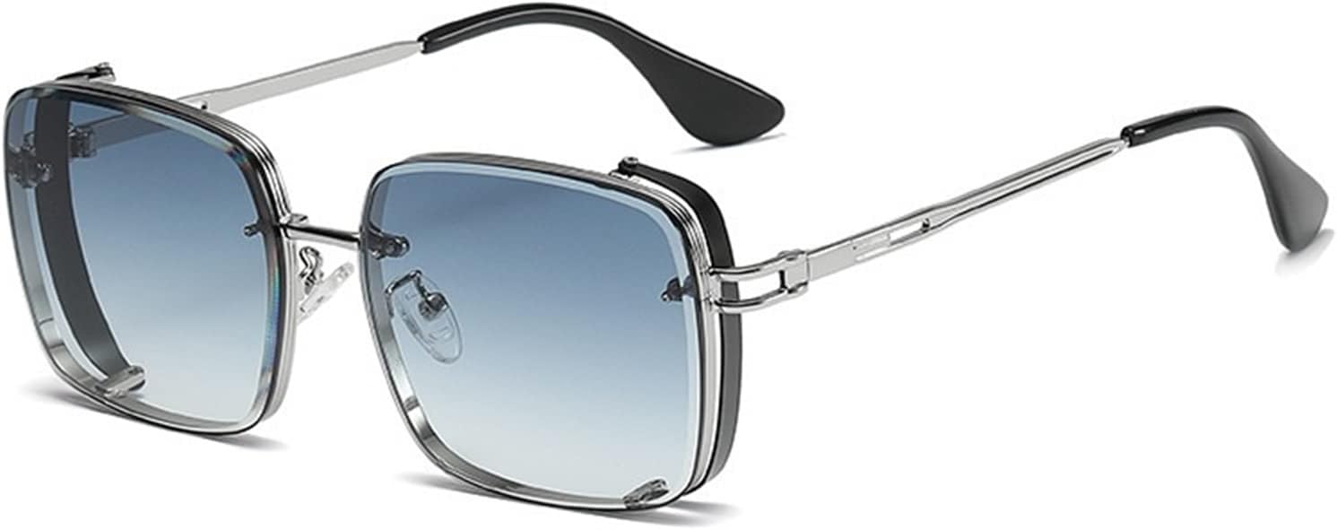 

Панк-очки квадратной формы для мужчин и женщин, 2027 год, для активного отдыха, уличной стрельбы, декоративные солнцезащитные очки (Цвет: C, Размер: 1) MTZJH, One Color