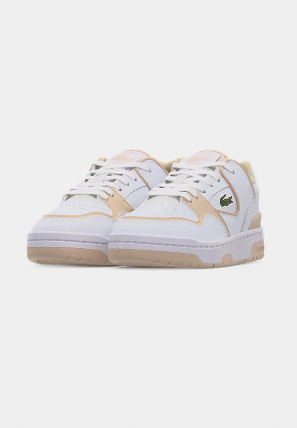 Детские кроссовки для игры в баскетбол унисекс Lacoste, White/Off White — фото 3