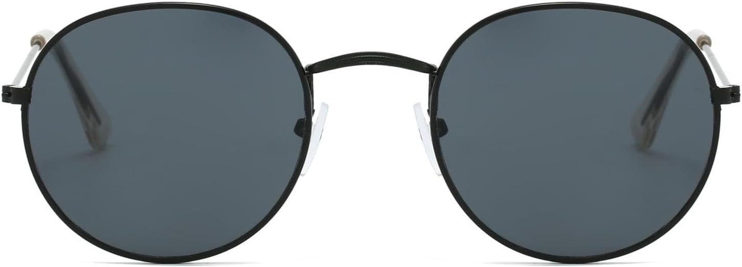 

Солнцезащитные очки с защитой от УФ-излучения UV400 | Женские овальные очки с металлической оправой | Линзы конфетных цветов для занятий спортом на открытом воздухе и вождения DSVIGF, Black-black