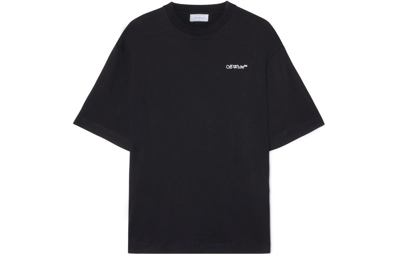 

OFF WHITE FW23 Футболка Regular Fit Унисекс Черный OFF-WHITE