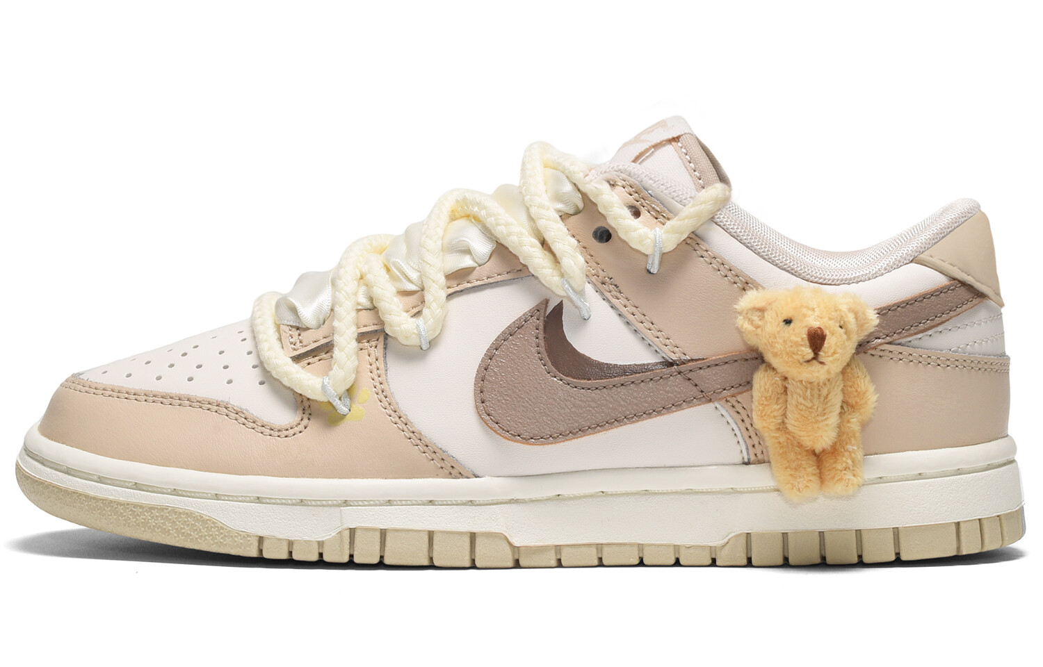 

Кроссовки Nike Dunk Skateboard Shoes Men Low-Top Beige Brown