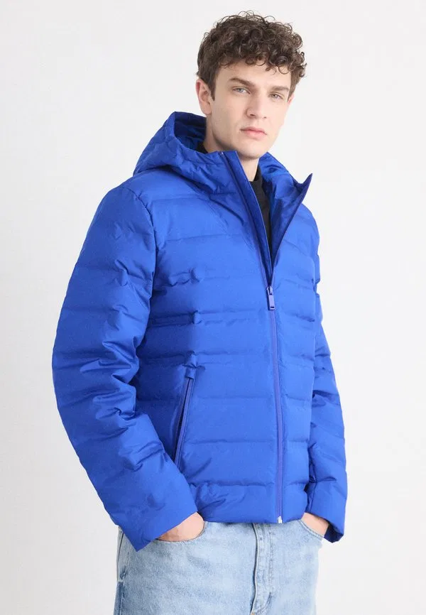 Складная пуховая куртка с тисненым логотипом Calvin Klein, Blue