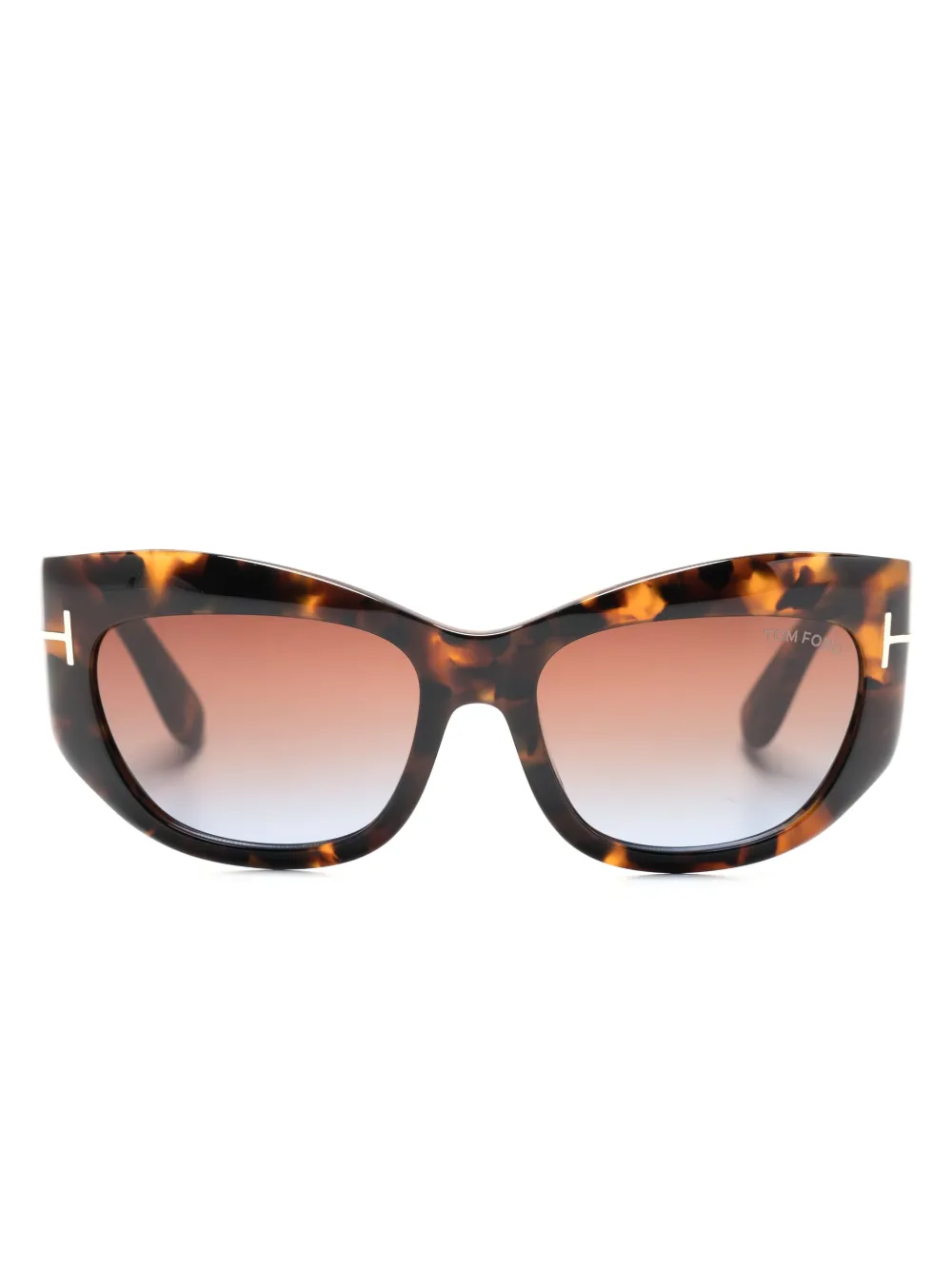 

Солнцезащитные очки Brianna в оправе 'кошачий глаз' TOM FORD Eyewear, коричневый