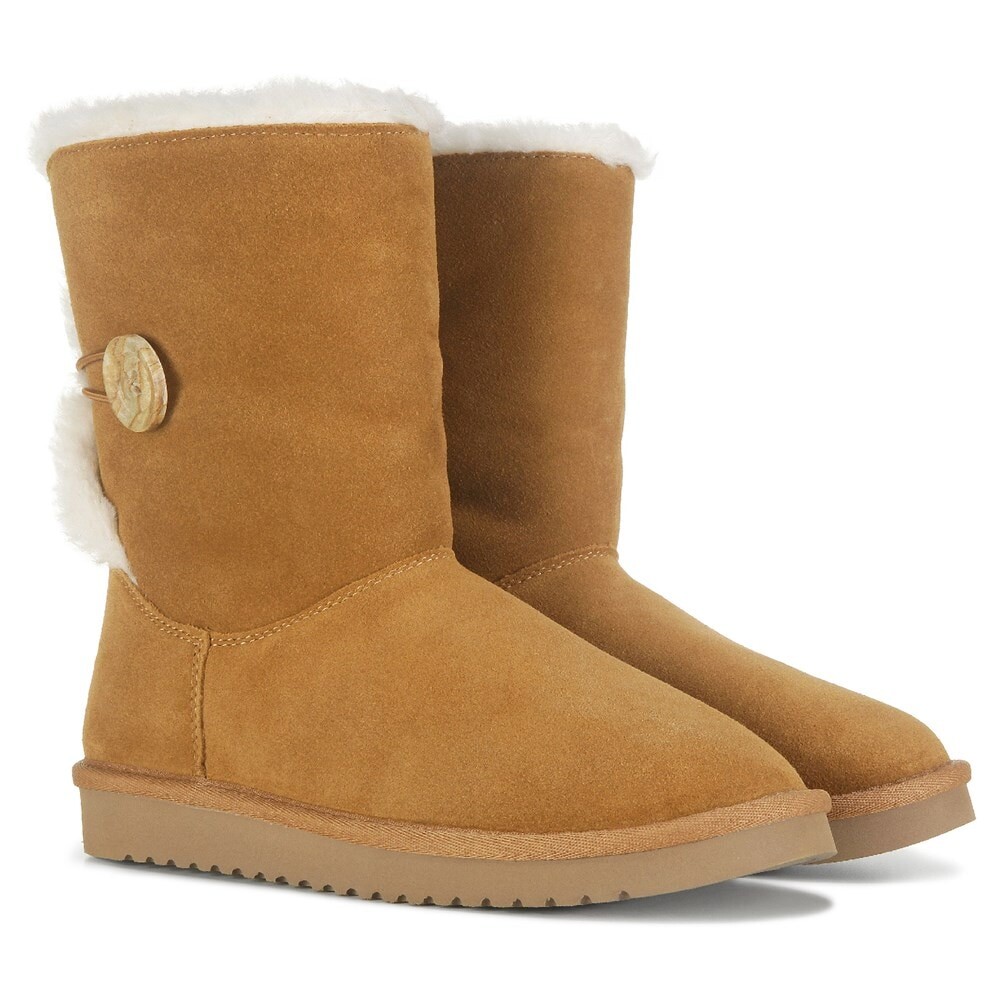 

Женские короткие зимние ботинки Nalie Koolaburra By Ugg, каштановый