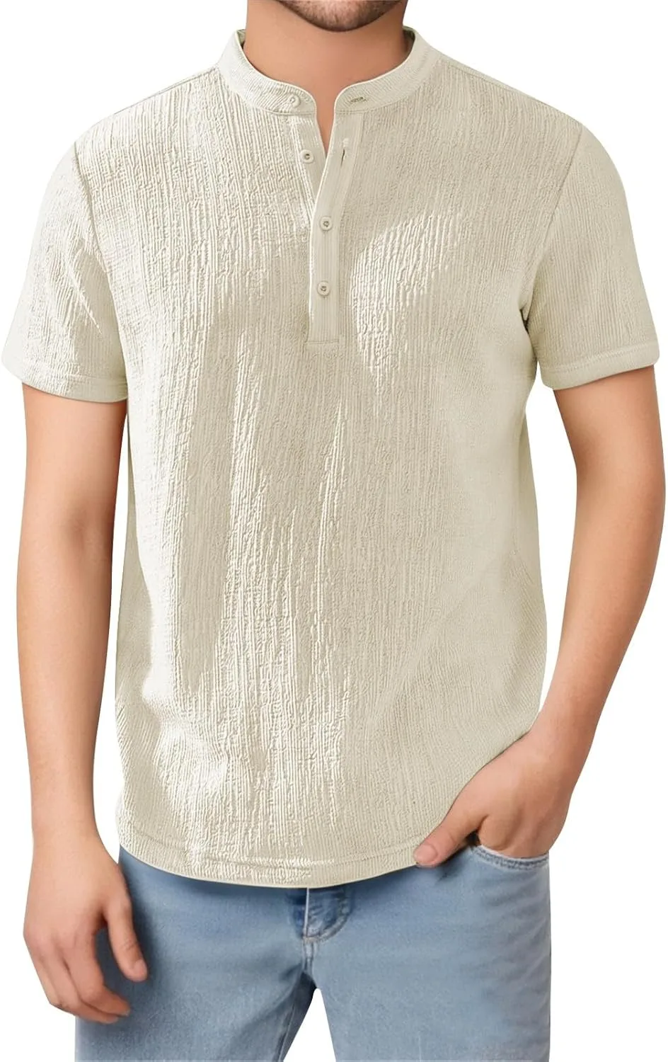 

Мужская хлопковая рубашка-поло с коротким рукавом