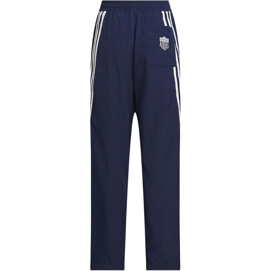 Детские вязаные спортивные штаны Adidas Originals, темно-синий — фото 3