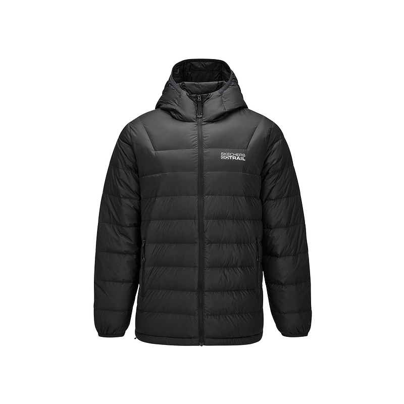 

Горная и дикая серия пуховиков для мужчин outdoor Skechers, черный