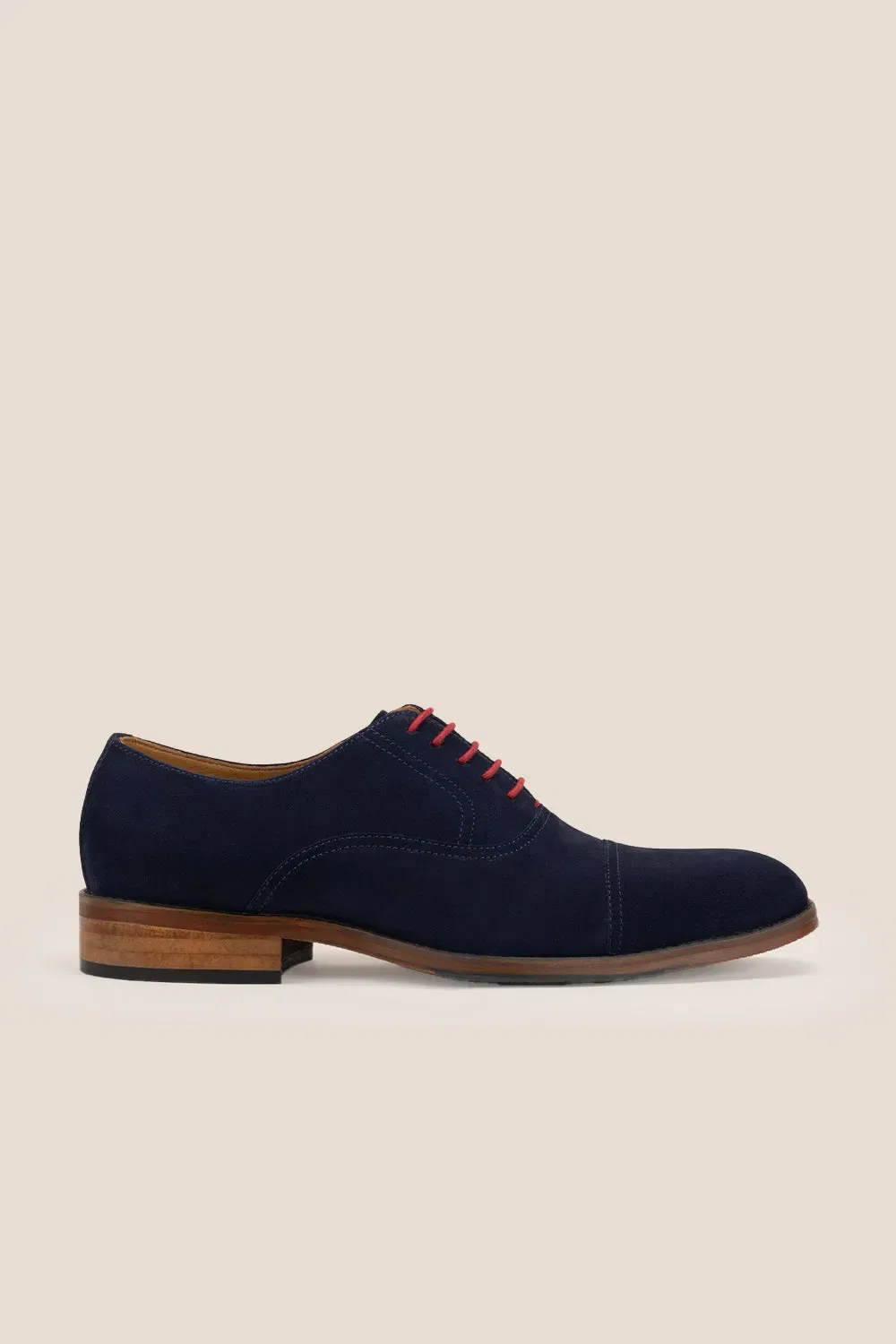 Туфли Oxford Elise из замши Oswin Hyde, темно-синий