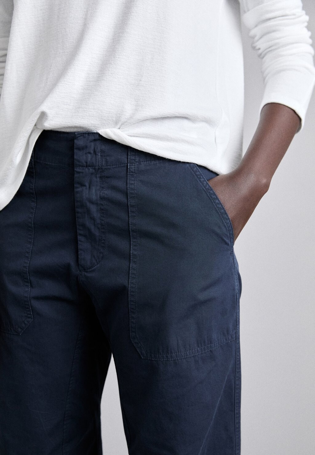 

Тканевые брюки LEYTON WORKWEAR PANT rag & bone, темно-синий