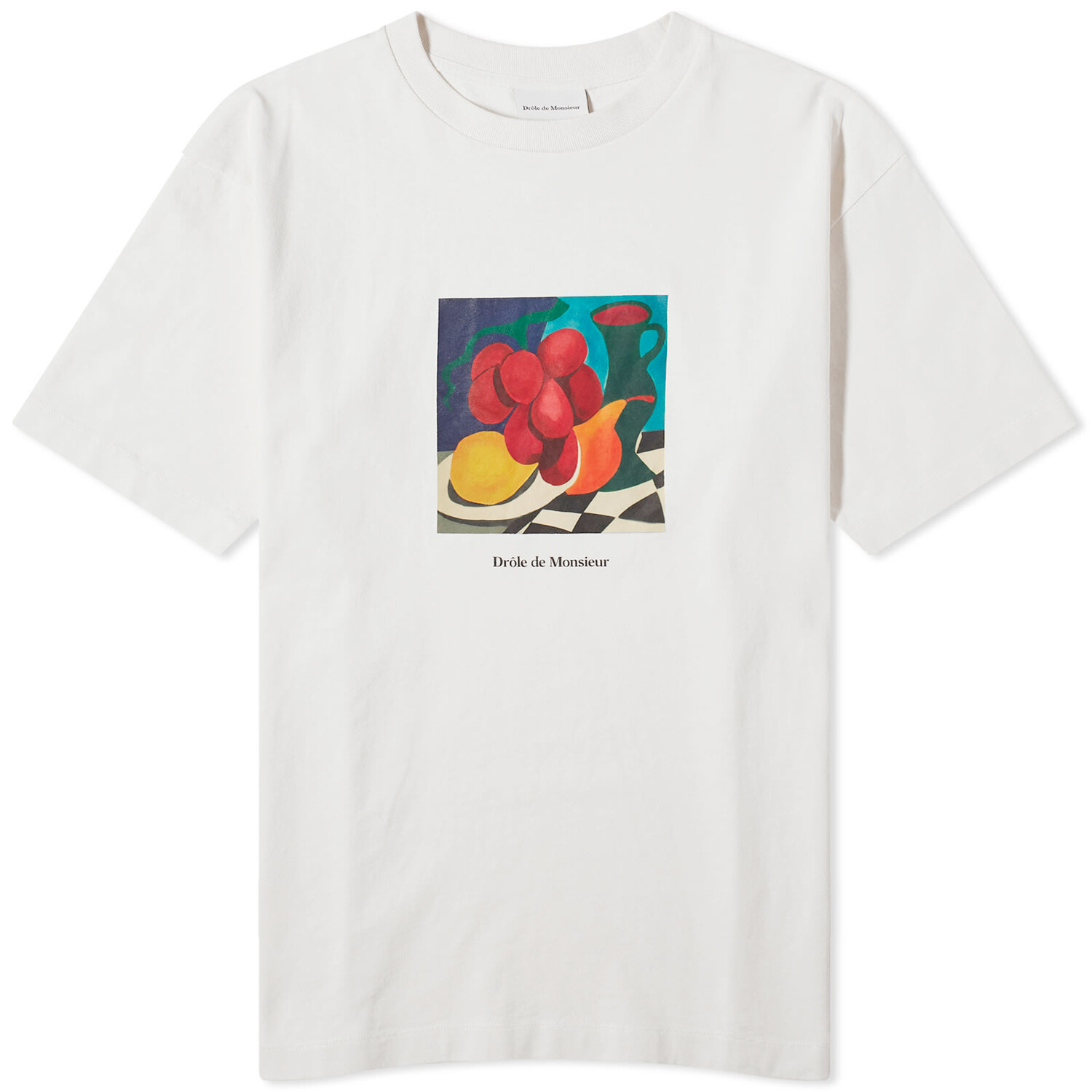 

Футболка Drôle De Monsieur Still Life T-Shirt, цвет Cream
