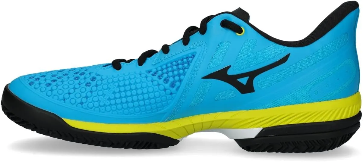 Мужские теннисные кроссовки Mizuno Wave Exceed Tour 5 CC, черный/синий — фото 4
