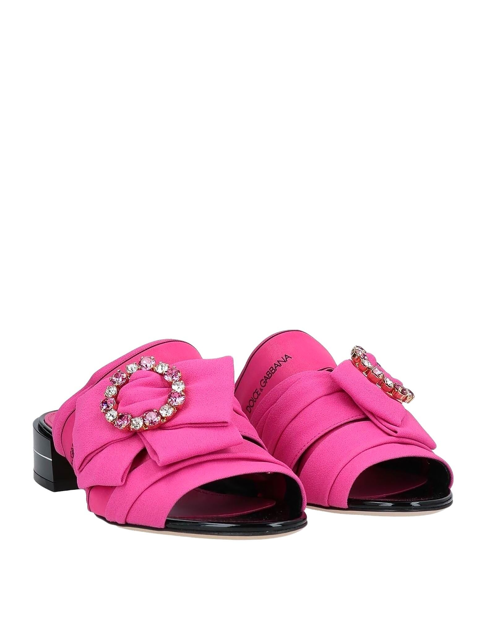 Сандалии Dolce&Gabbana, фуксия — фото 2