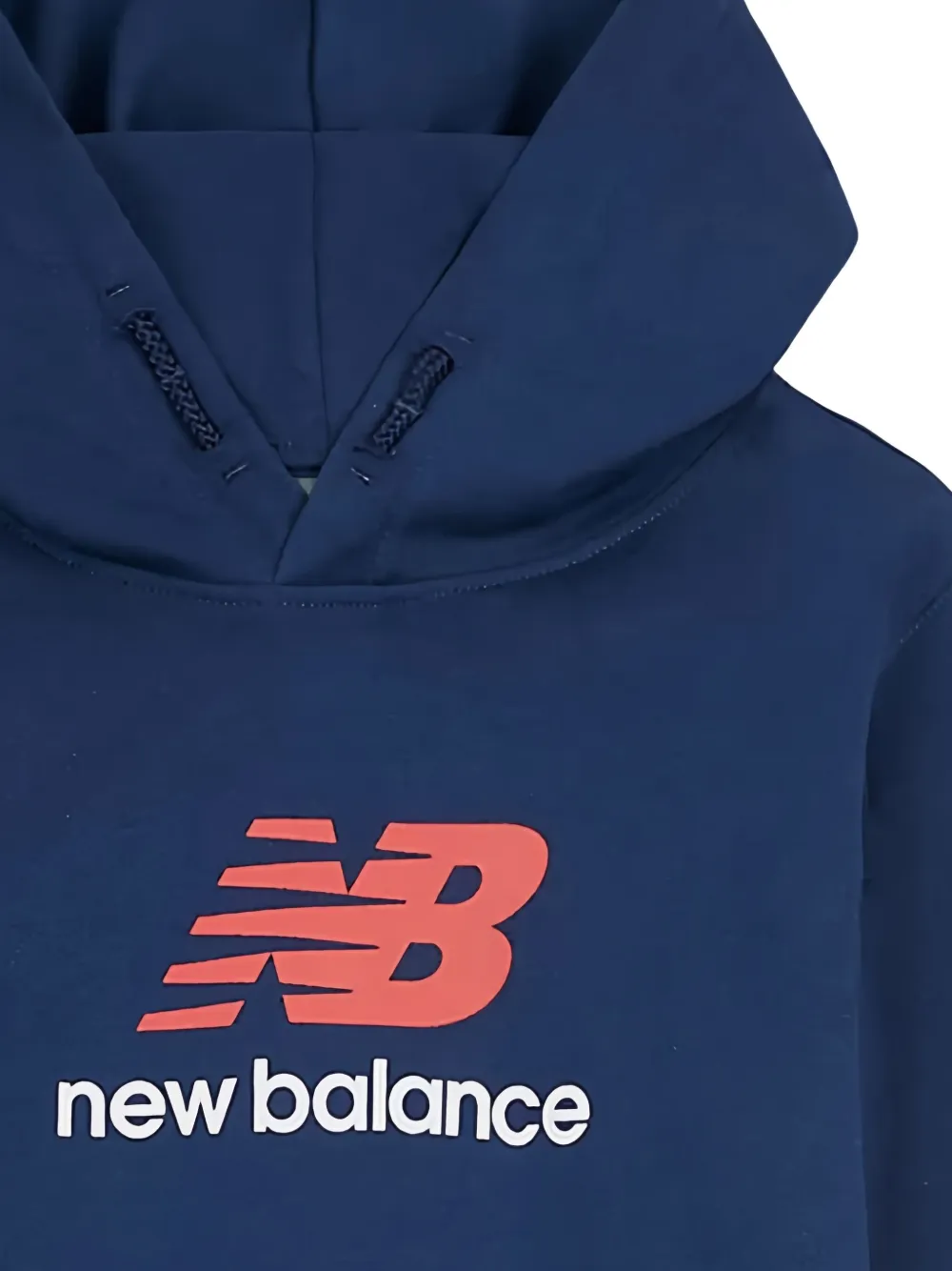 Худи с логотипом New Balance Kids, синий — фото 3