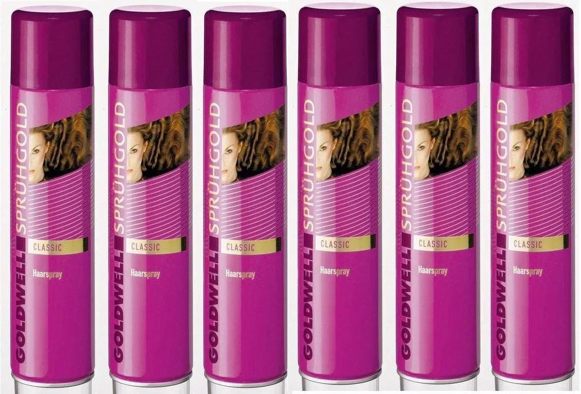 Набор лаков для волос Goldwell Spray Gold Classic 600 мл, 6 шт. Goldwell