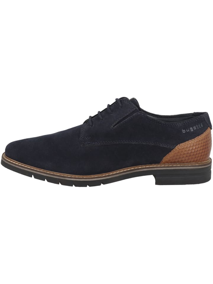 

Туфли на шнуровке Bugatti, темно-синий