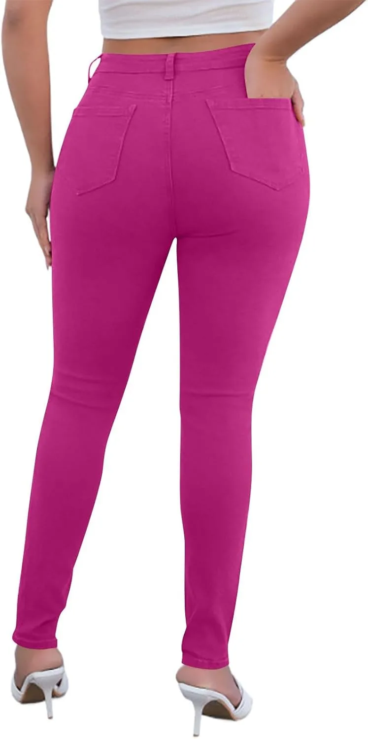 Скинни джинсы для женщин Mid-Rise Stretchy — фото 4