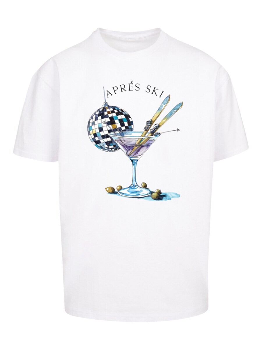 

Классическая футболка F4NT4STIC Shirt Après Ski Martini Winter Sport, белый