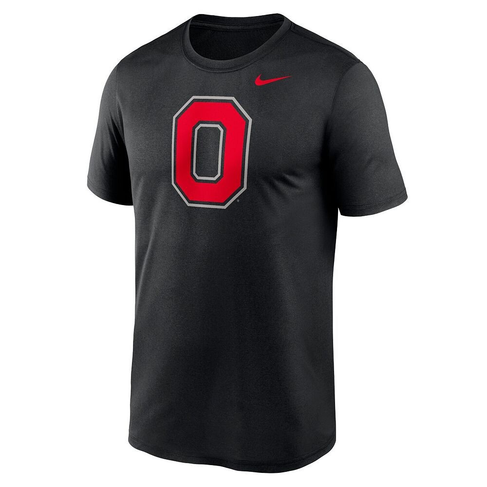 Мужская черная футболка с альтернативным логотипом Nike Ohio State Buckeyes Primetime Legend, цвет Osu Black — фото 3