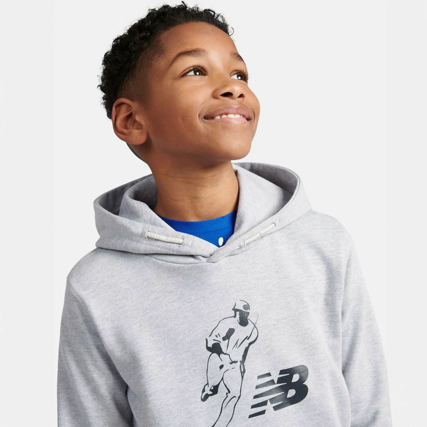 Худи с графическим принтом Shohei Ohtani Junior "Always on Logo" New Balance, AGT Athletic Gray Heather — фото 4