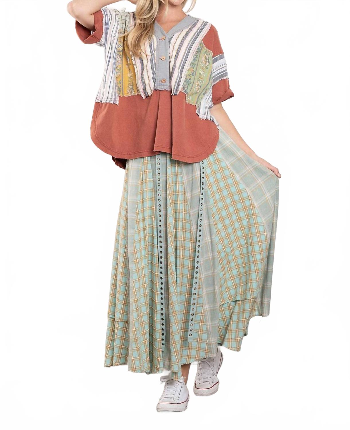 

Blue Velvet Женская блузка с декоративными пуговицами, цвет угольно-серый