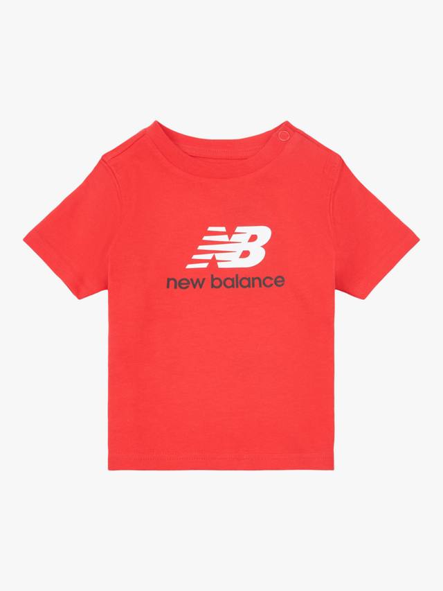 

Детская хлопчатобумажная футболка с логотипом tod New Balance, цвет True Red