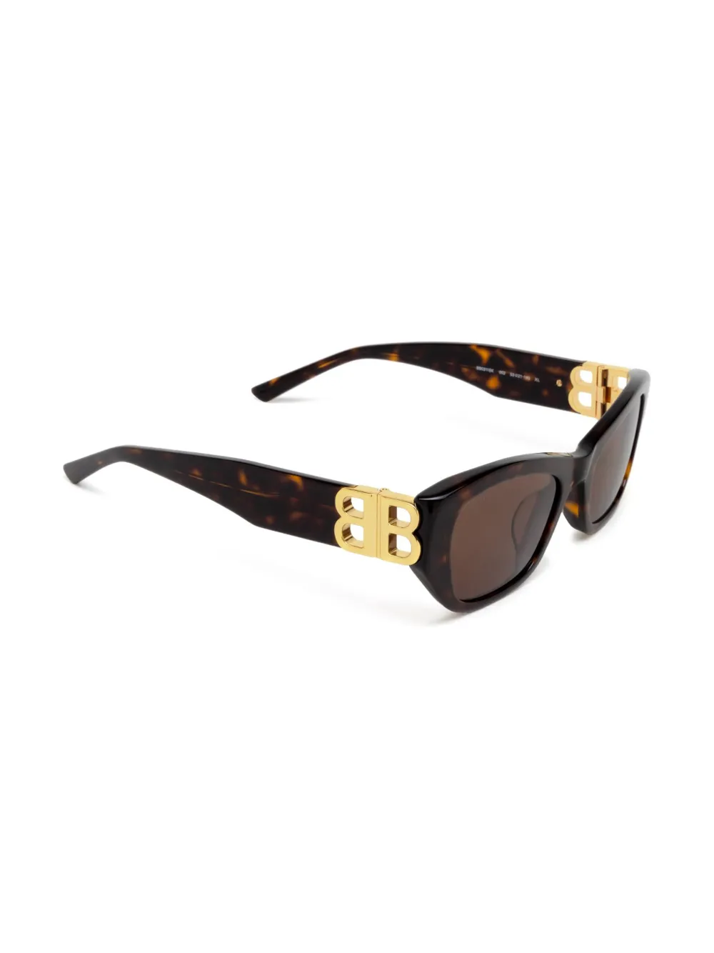 Солнцезащитные очки Dynasty в квадратной оправе Balenciaga Eyewear, коричневый — фото 2