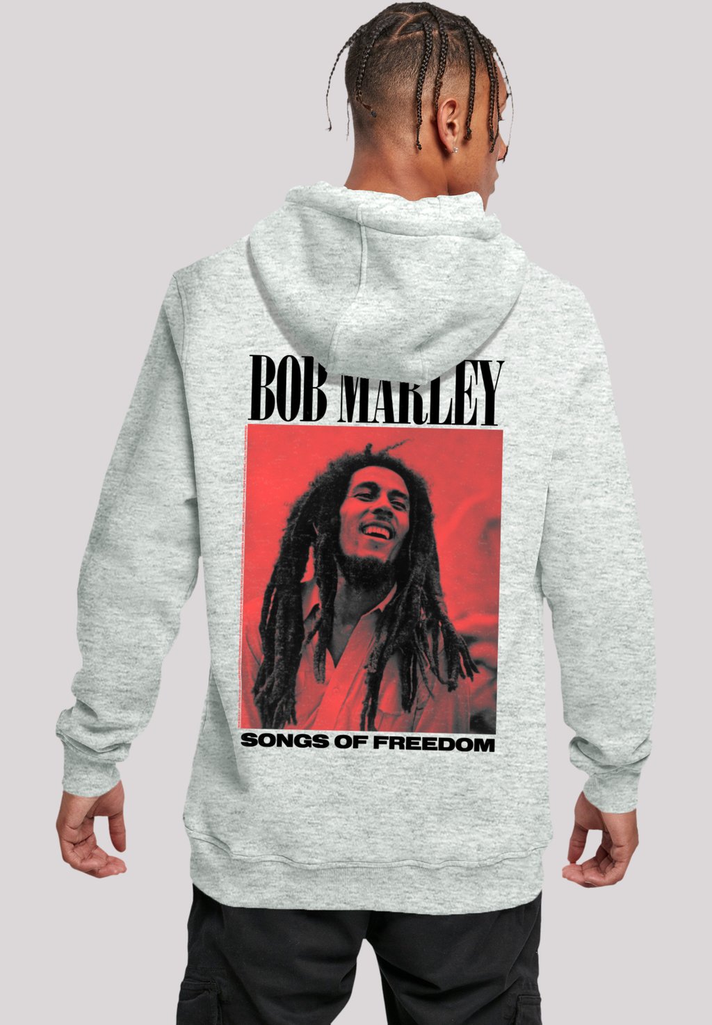 

Толстовка BOB MARLEY SONGS OF FREEDOM REGGAE MUSIC - Hoodie F4NT4STIC, серый