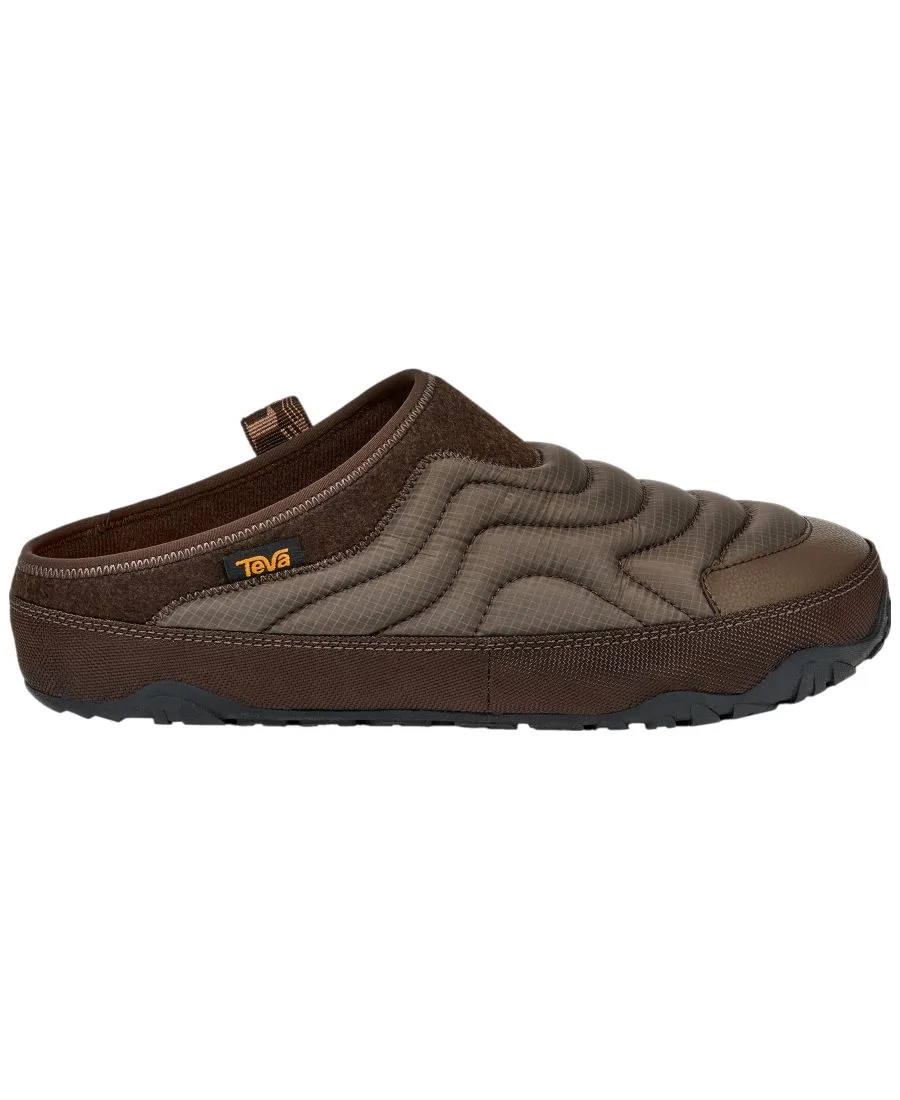 Мужские стеганые сабо ReEmber Terrain Teva, slate черный/choc коричневый — фото 2