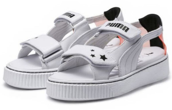 Сандалии sophia webster x platform sandal 'white black orange' Puma, белый — фото 2