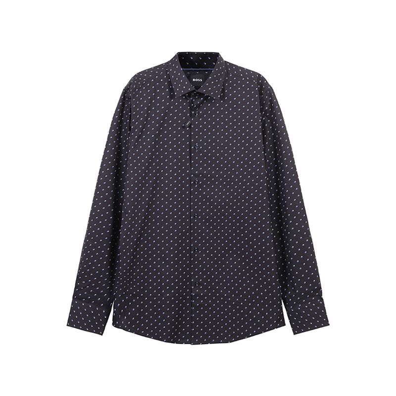 

HUGO BOSS Рубашка SS24 мужская темно-синяя
