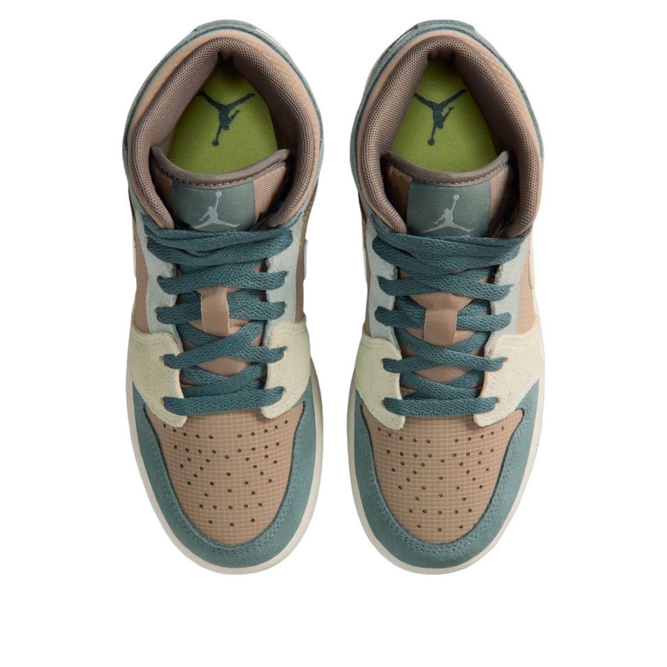 (GS) Air Jordan 1 Mid We Outside 'Khaki Hasta' — фото 3