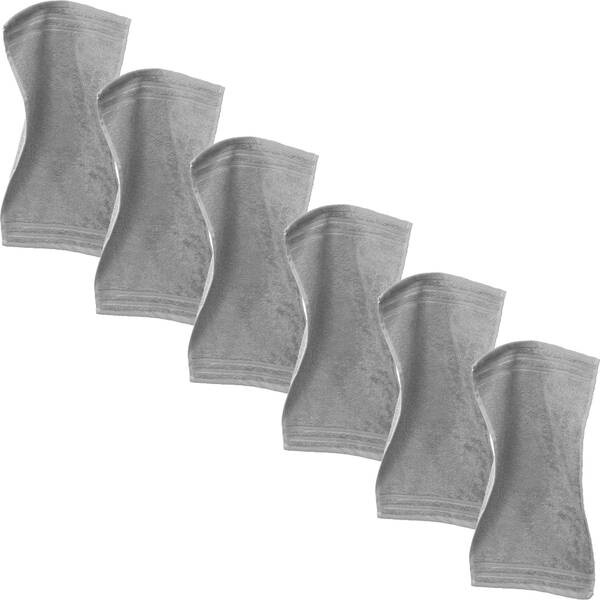 

Гостевое полотенце Erwin Müller 6er-Pack 202513, 30x1x50 см, светло-серый