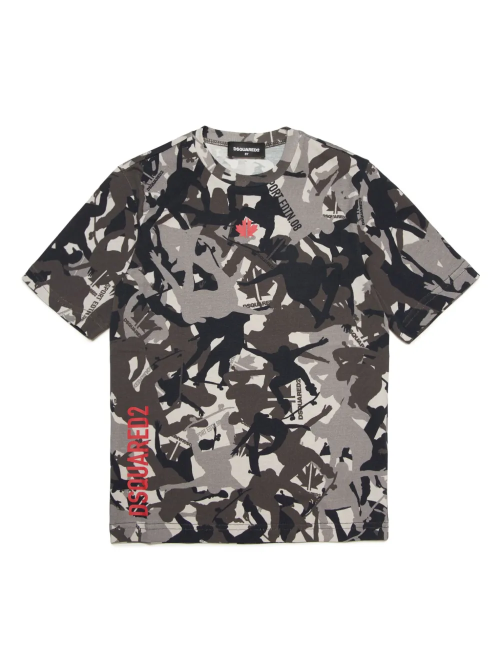 

Футболка с логотипом DSQUARED2 KIDS, серый
