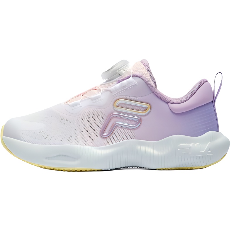 

FILA KIDS Детские кроссовки BOA Cloud Walk 2 Rebound And Breathable Low Top, розовые, фиолетовые, для детей от 3 до 7 лет