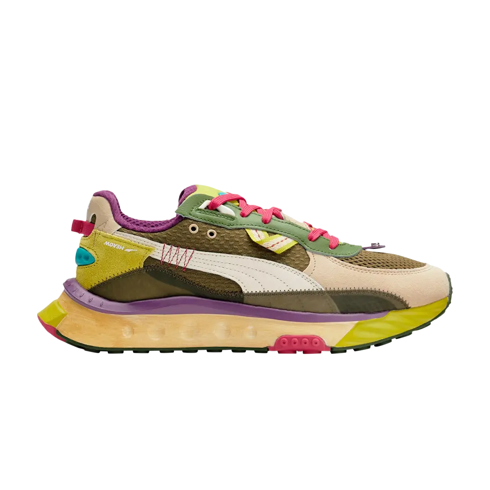 

Кроссовки Wild Rider Puma, зеленый