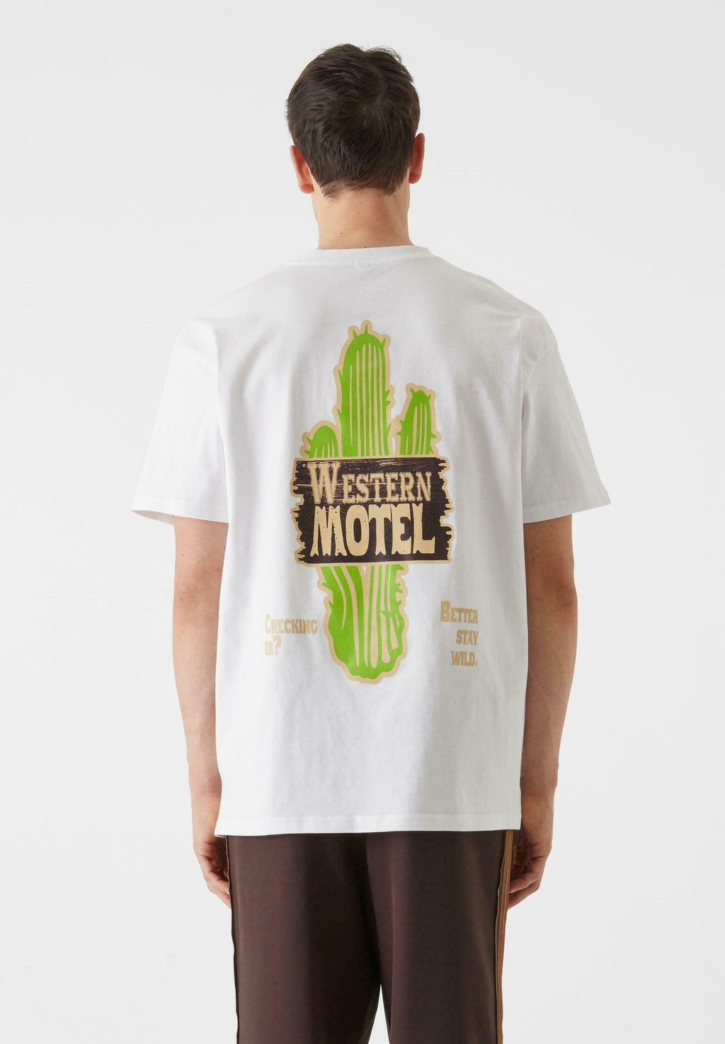 

Футболка с принтом WESTERN MOTEL Lost Youth, белый