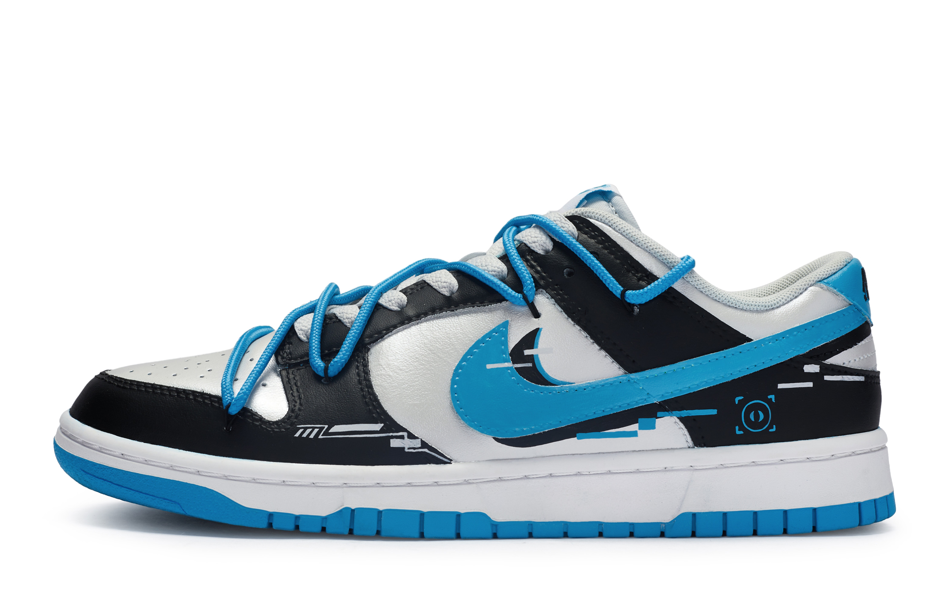 

Кроссовки Nike Dunk Skateboard Shoes Women's Low-Top Blue