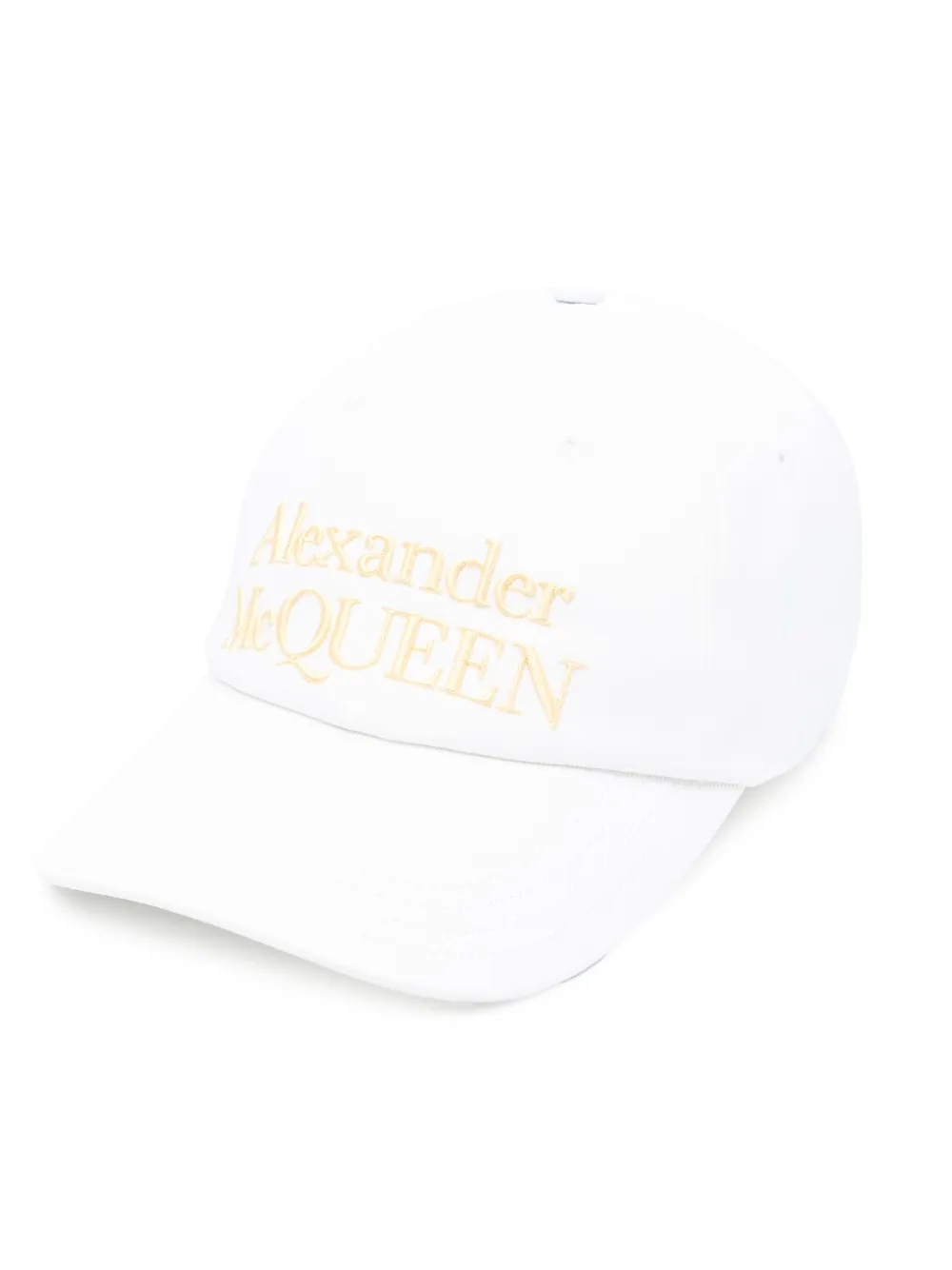 

Кепка с вышитым логотипом Alexander McQueen, белый