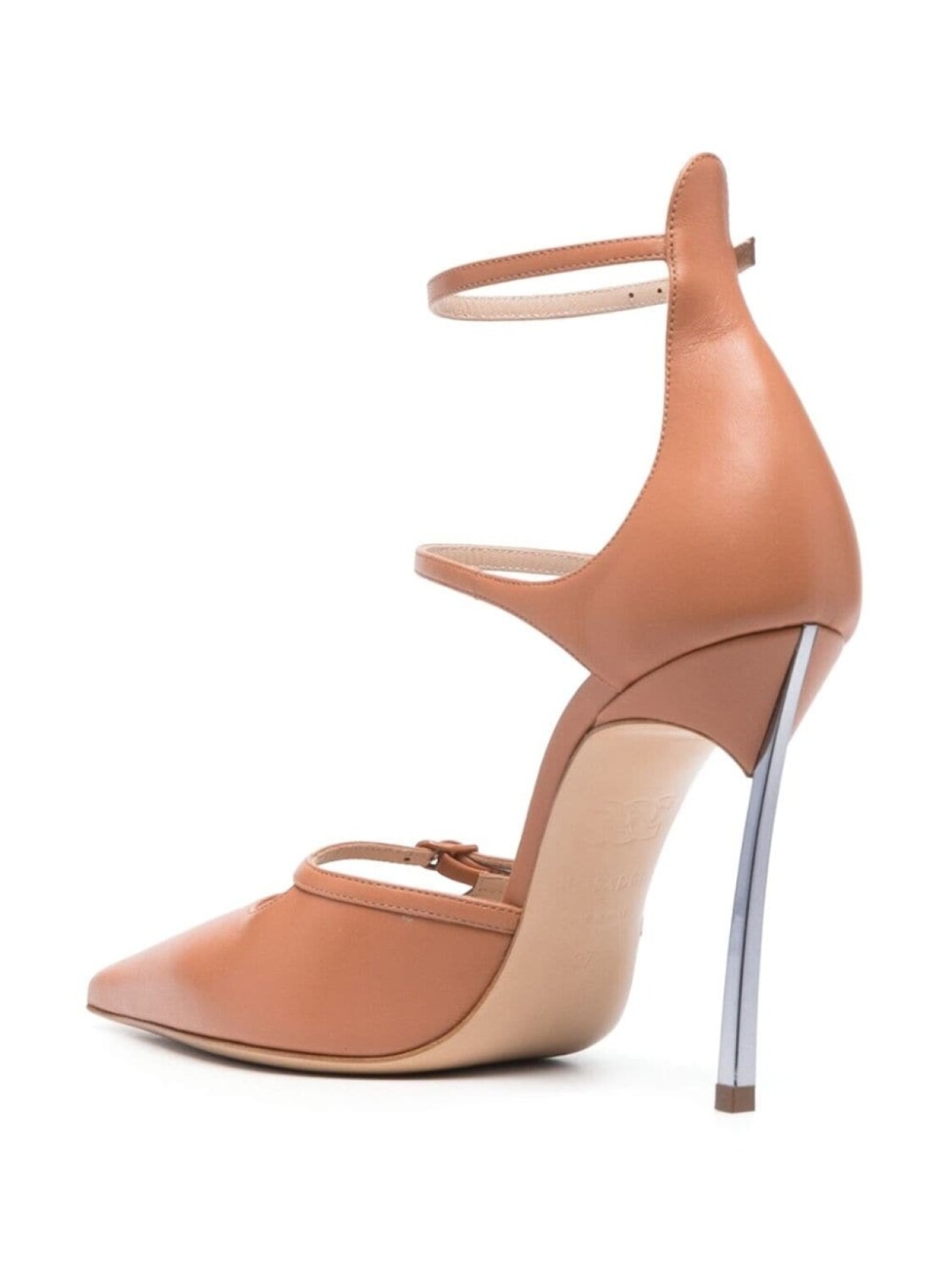 Casadei туфли-лодочки Rachel Super Blade 105, коричневый — фото 3