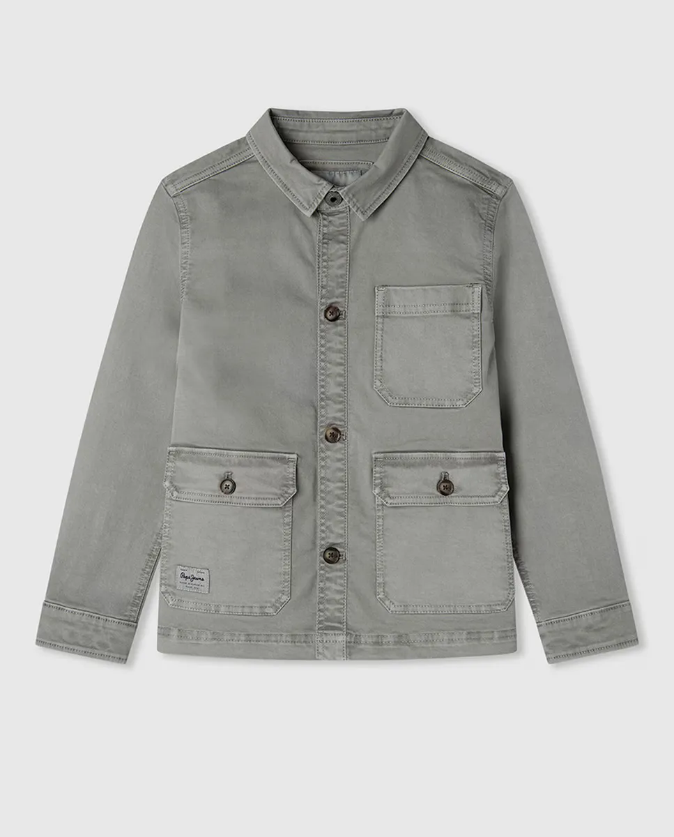 

Рубашка для мальчика Melbert Pepe Jeans, светло-серый
